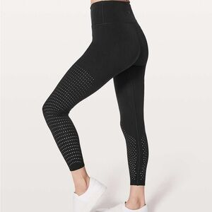 Lululemon Vortex 7/8 Leggings with Perforated Design